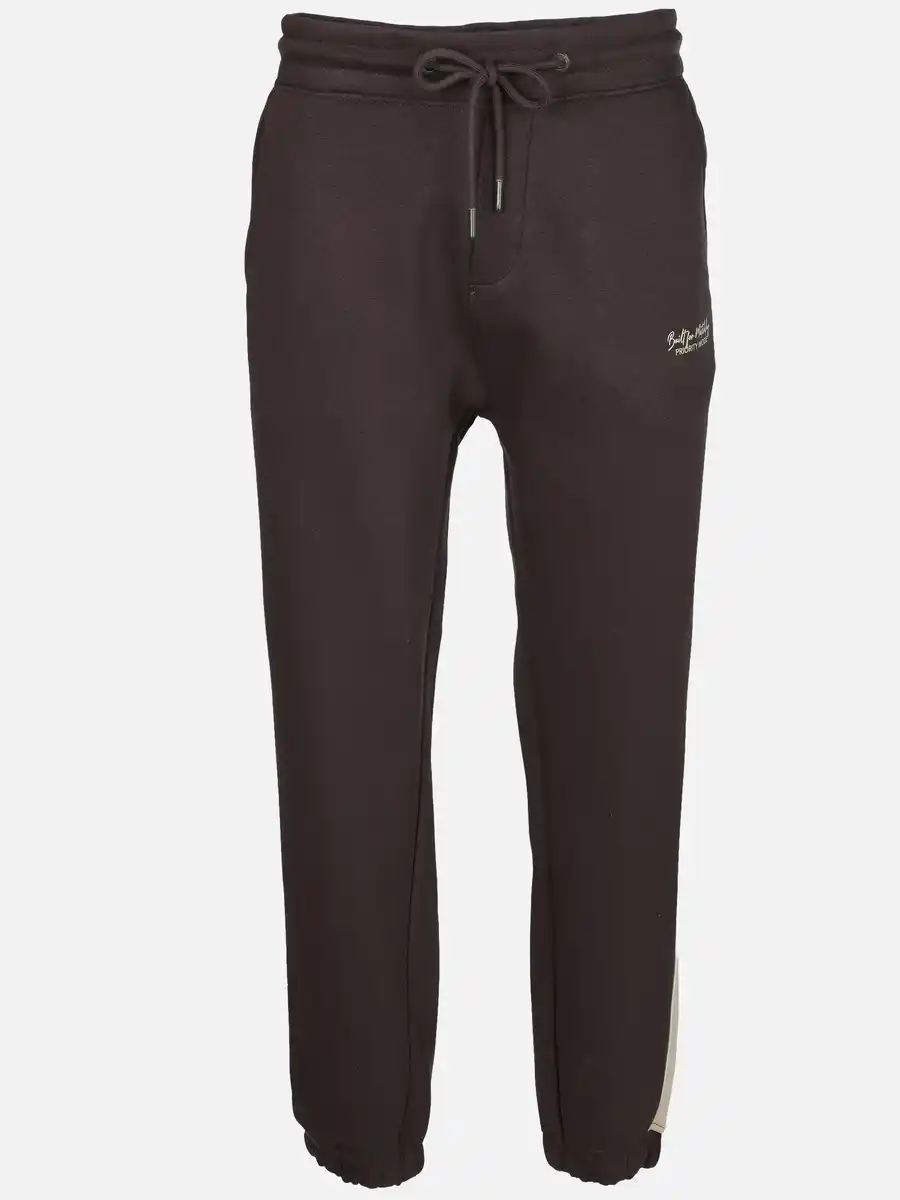 Bild 1 von Herren Jogginghose mit Kontraststreifen Grau