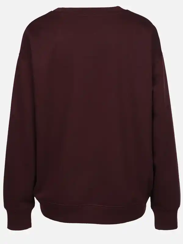 Bild 2 von Damen Sweatshirt mit Stickerei Motiv Rot