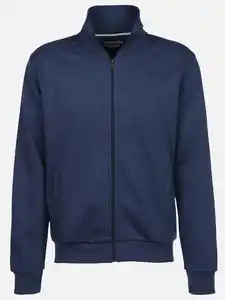 Herren Sweatjacke mit Stehkragen Blau