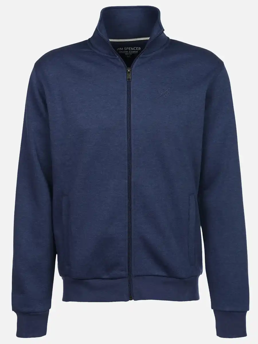 Bild 1 von Herren Sweatjacke mit Stehkragen Blau