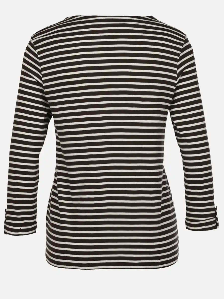 Bild 2 von Damen Streifen Shirt Braun