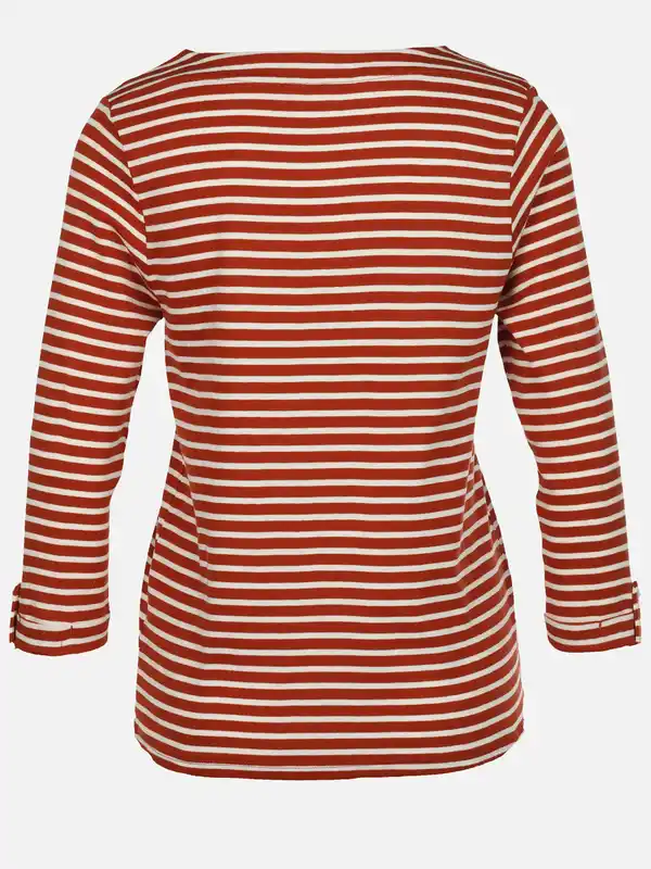 Bild 2 von Damen Streifen Shirt Braun