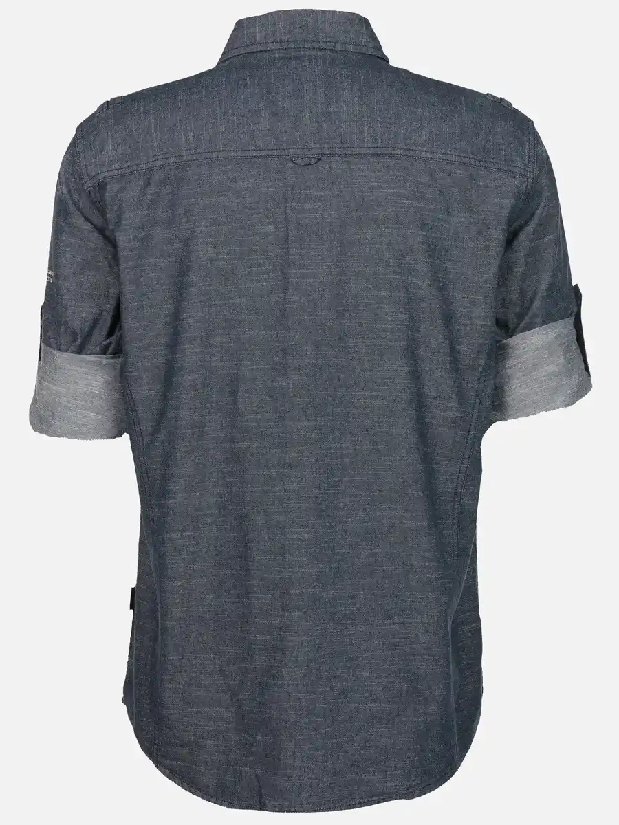 Bild 2 von Herren Freizeithemd mit Brusttaschen Blau