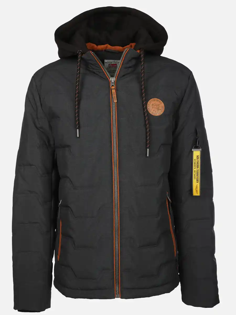 Bild 1 von Herren Steppjacke mit vielen Details Schwarz