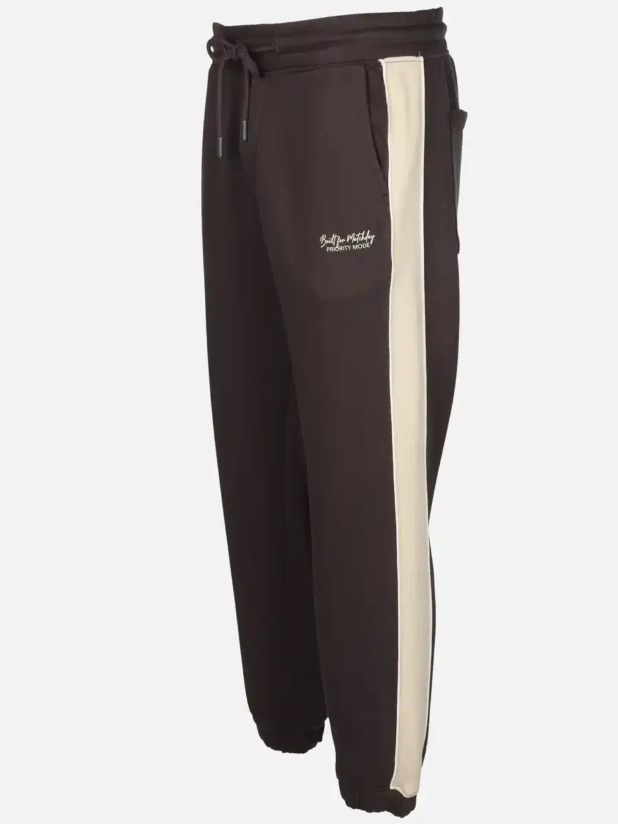 Bild 3 von Herren Jogginghose mit Kontraststreifen Grau