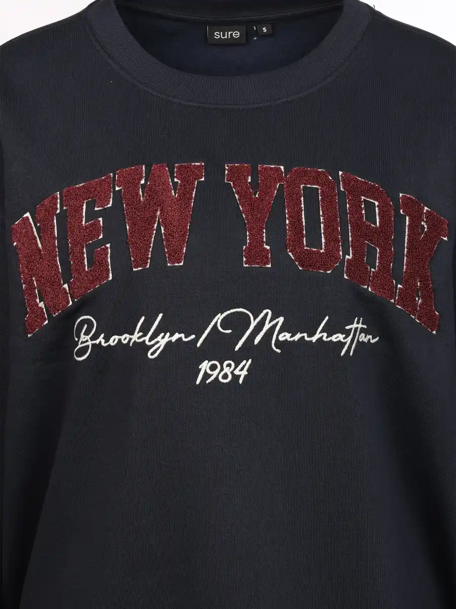Bild 3 von Damen Sweatshirt mit Stickerei Motiv Marine