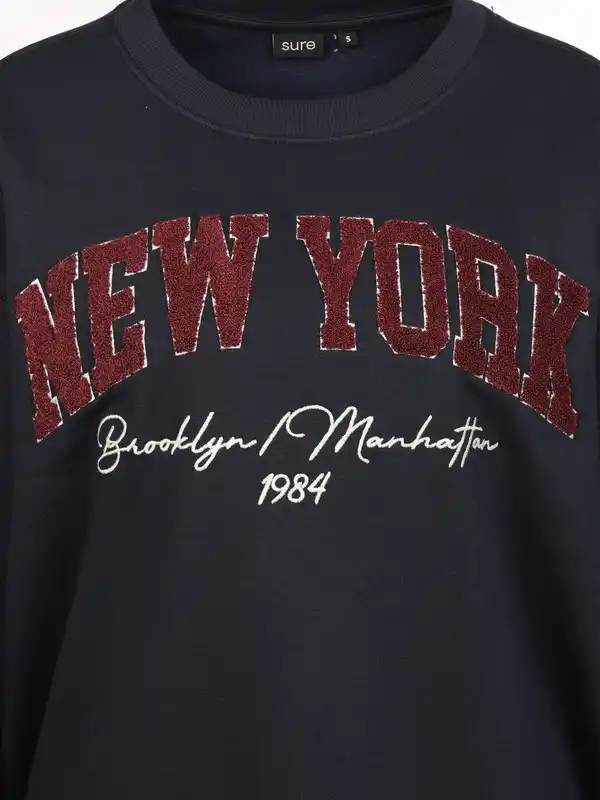 Bild 3 von Damen Sweatshirt mit Stickerei Motiv Marine