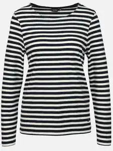 Damen Ringelshirt Marine