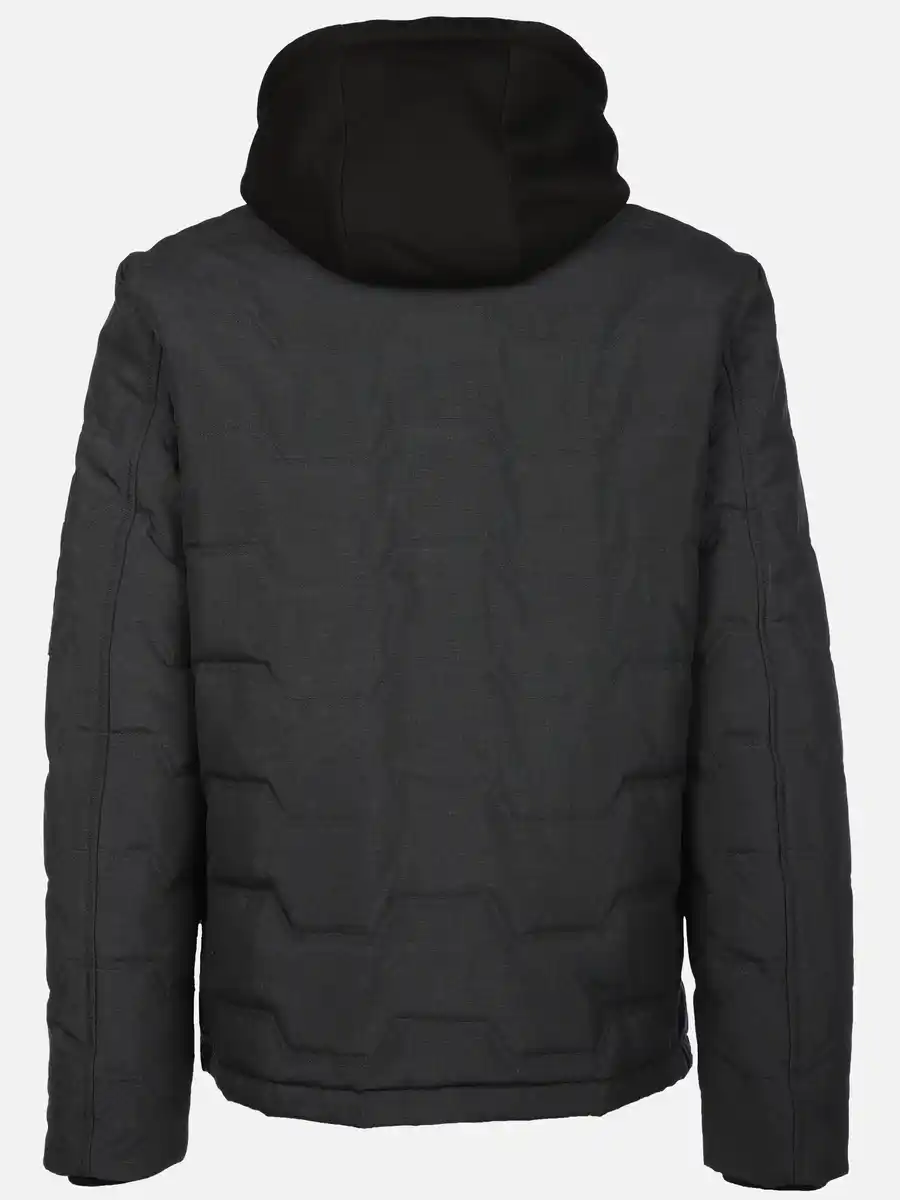 Bild 2 von Herren Steppjacke mit vielen Details Schwarz