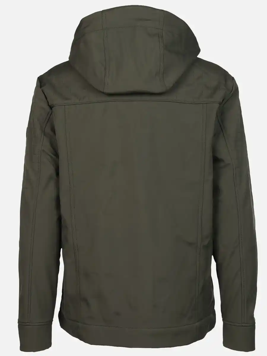 Bild 2 von Herren Softshelljacke mit Kapuze Oliv