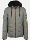 Bild 1 von Herren Steppjacke mit vielen Details Silber