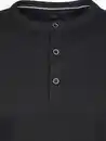 Bild 3 von Herren Henleyshirt mit Knopfleiste Blau