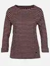 Bild 1 von Damen Streifen Shirt Rot