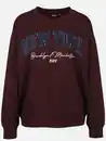 Bild 1 von Damen Sweatshirt mit Stickerei Motiv Rot