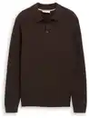 Bild 1 von Herren Struktur Pullover mit Polokragen Braun