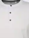 Bild 3 von Herren Henleyshirt mit Knopfleiste Weiß