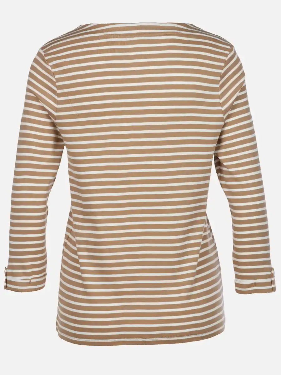 Bild 2 von Damen Streifen Shirt Braun