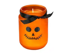 Halloween Kerze im Glas