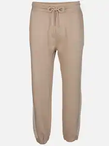 Herren Jogginghose mit Kontraststreifen Beige