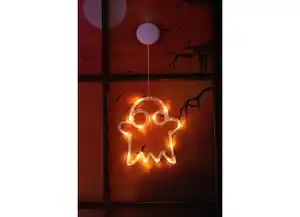 Halloween LED-Fensterhänger mit 13/22 farbigen LEDs