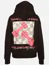 Bild 2 von Damen Hoodie mit Backprint Braun