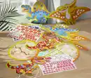 Bild 2 von IDEENWELT Glitzer-Mosaik-Figuren-Set Dino