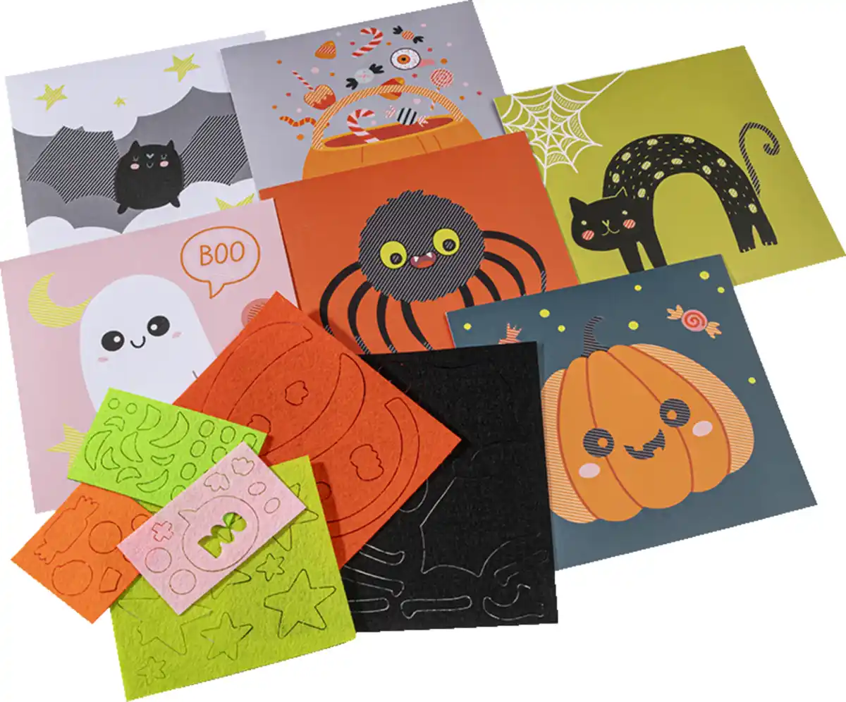 Bild 2 von IDEENWELT Filz-Bastelset Halloween