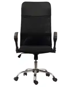 Chefsessel Torino 62 x 118 x 64 cm schwarz/ chromfarbig