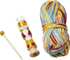 IDEENWELT Holz-Strickliesel Fuchs
