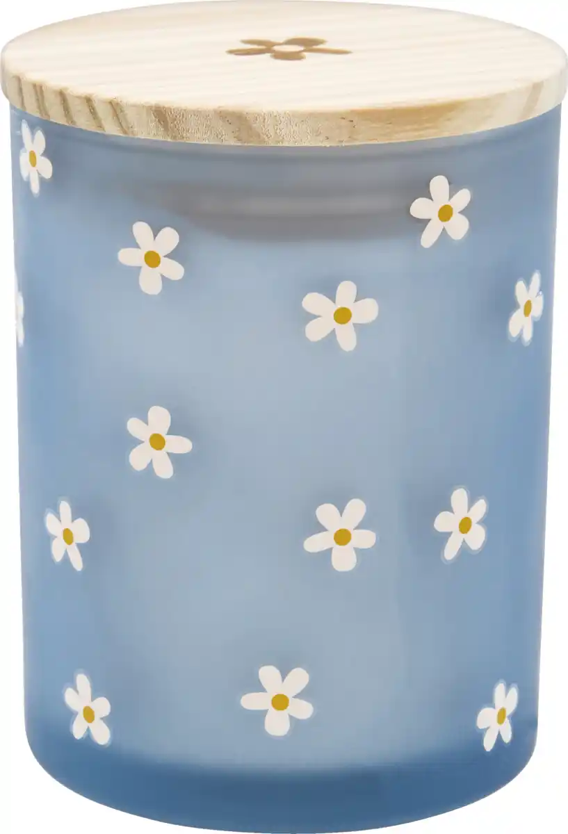 Bild 1 von IDEENWELT Duftglas mit Siebdruck blau