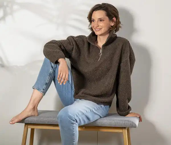 Bild 2 von IDEENWELT Teddy-Fleece-Pullover Gr. M