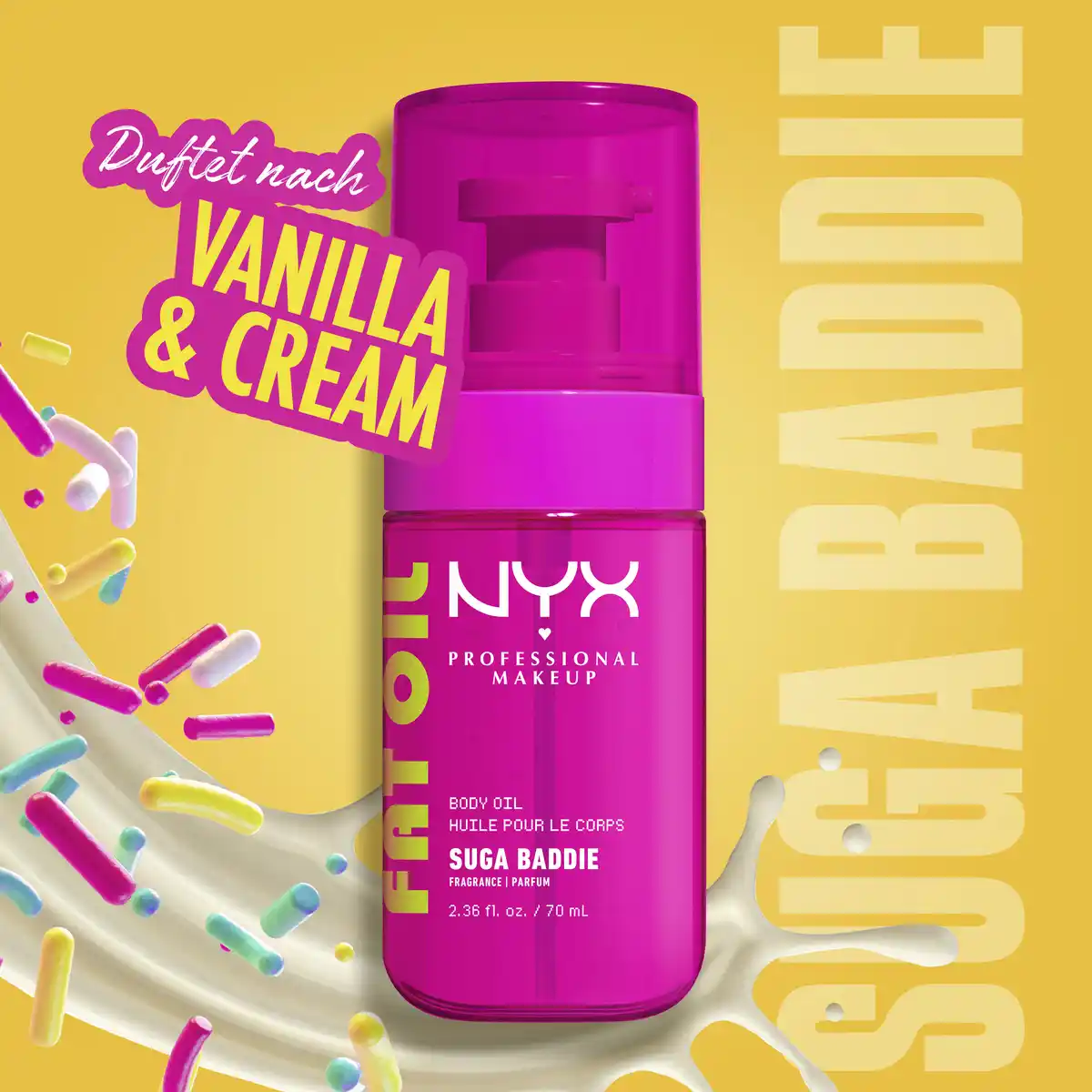 Bild 4 von NYX Professional MakeUp Körperöl Fat Oil, Suga Baddie