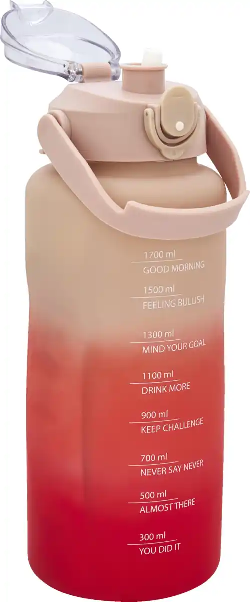 Bild 2 von IDEENWELT Sporttrinkflasche Pink-rot 2L