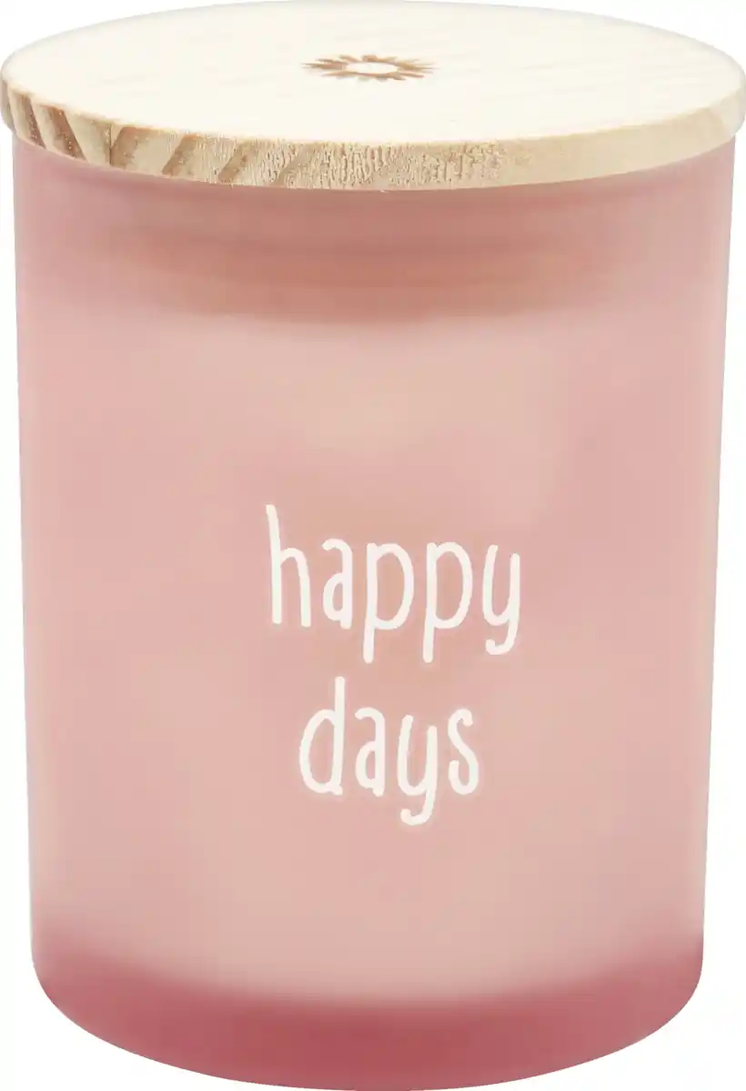 Bild 2 von IDEENWELT Duftglas mit Siebdruck rosa