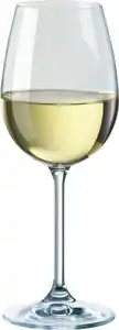 BOHEMIA SELECTION Weißweinglas Clara Kristallglas 21,5 cm 320 ml Transparent/Klar