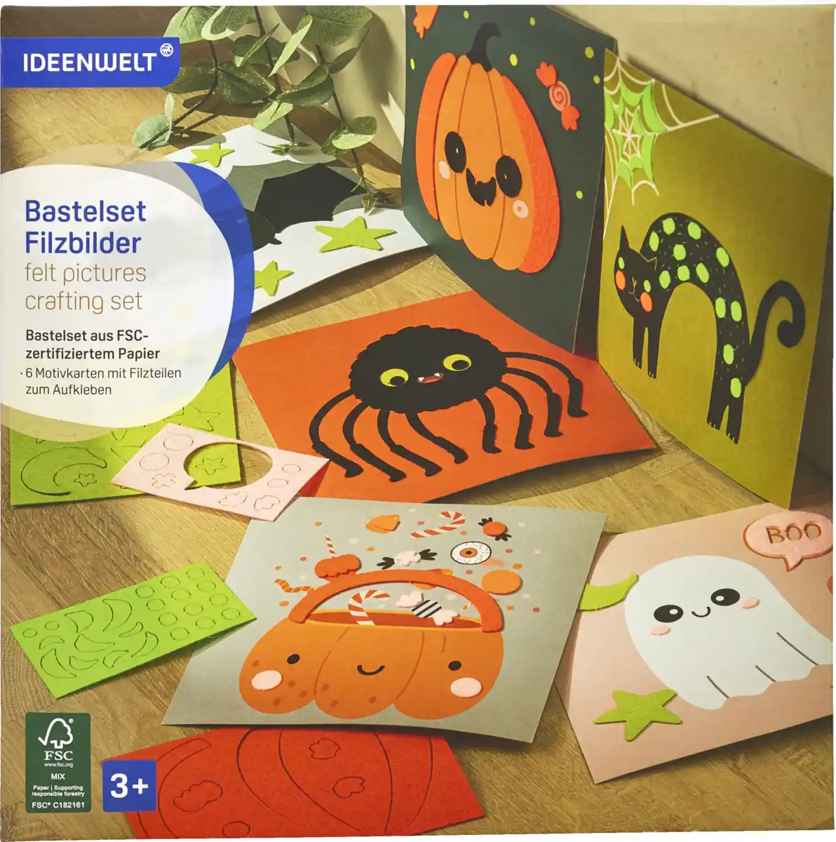 Bild 1 von IDEENWELT Filz-Bastelset Halloween
