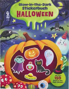 Ullmann Medien Glow-in-the-Dark Stickerbuch Halloween