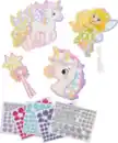 Bild 1 von IDEENWELT Glitzer-Mosaik-Figuren-Set Fee/Einhorn