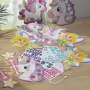 Bild 2 von IDEENWELT Glitzer-Mosaik-Figuren-Set Fee/Einhorn