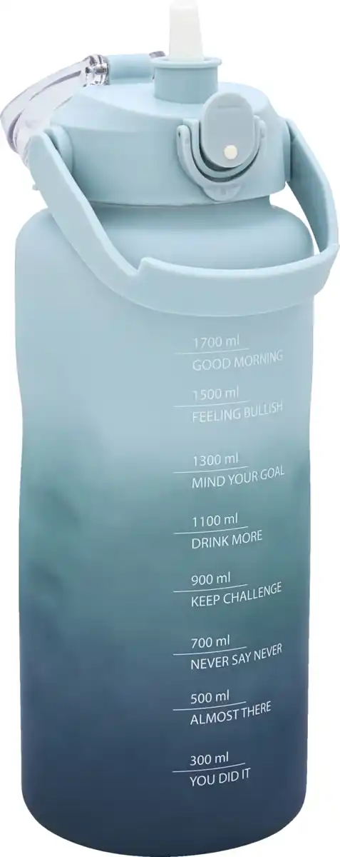 Bild 2 von IDEENWELT Sporttrinkflasche Petrol-blau 2L