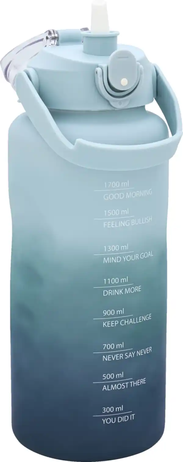 Bild 2 von IDEENWELT Sporttrinkflasche Petrol-blau 2L