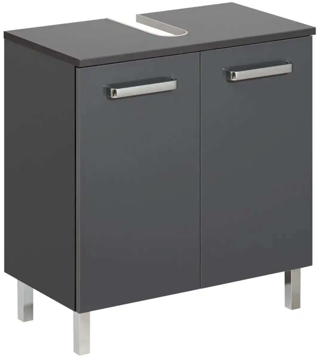 Bild 1 von Waschbeckenunterschrank 60 cm - Anthrazit - QUICKSET 311