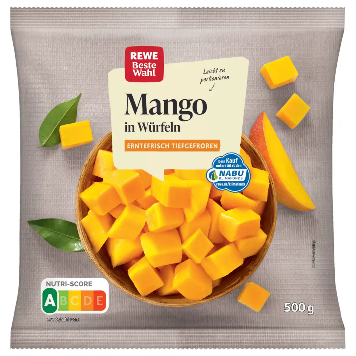 Bild 1 von Rewe Beste Wahl Mango in Würfeln 500g