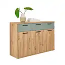 Bild 1 von Schlafzimmer Kommode Savina 135 x 91 cm braun/ grün