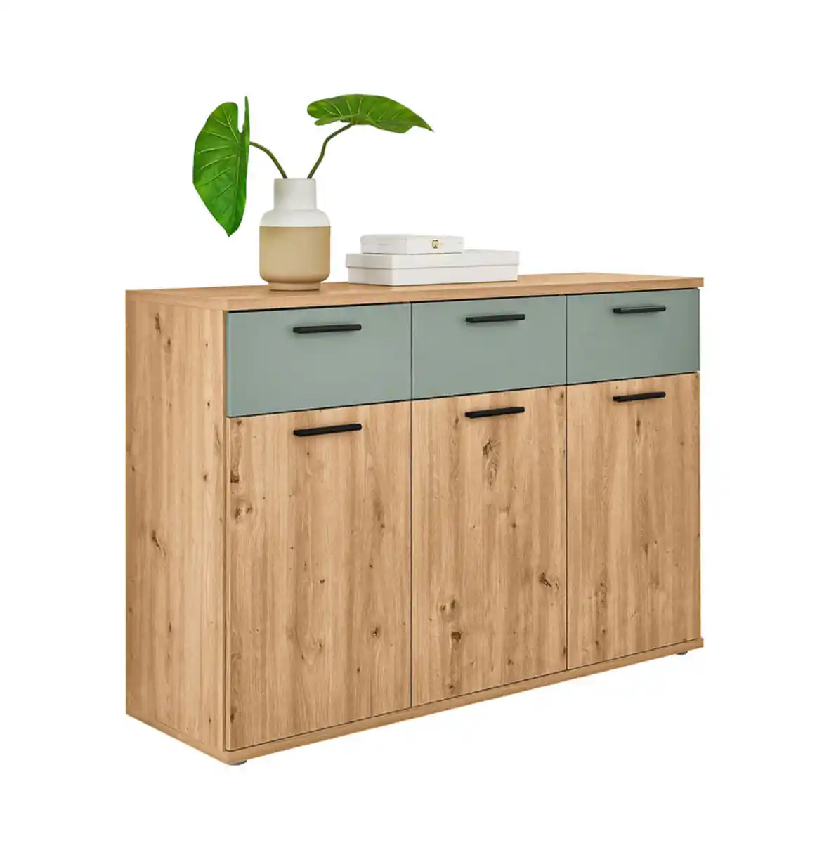 Bild 1 von Schlafzimmer Kommode Savina 135 x 91 cm braun/ grün