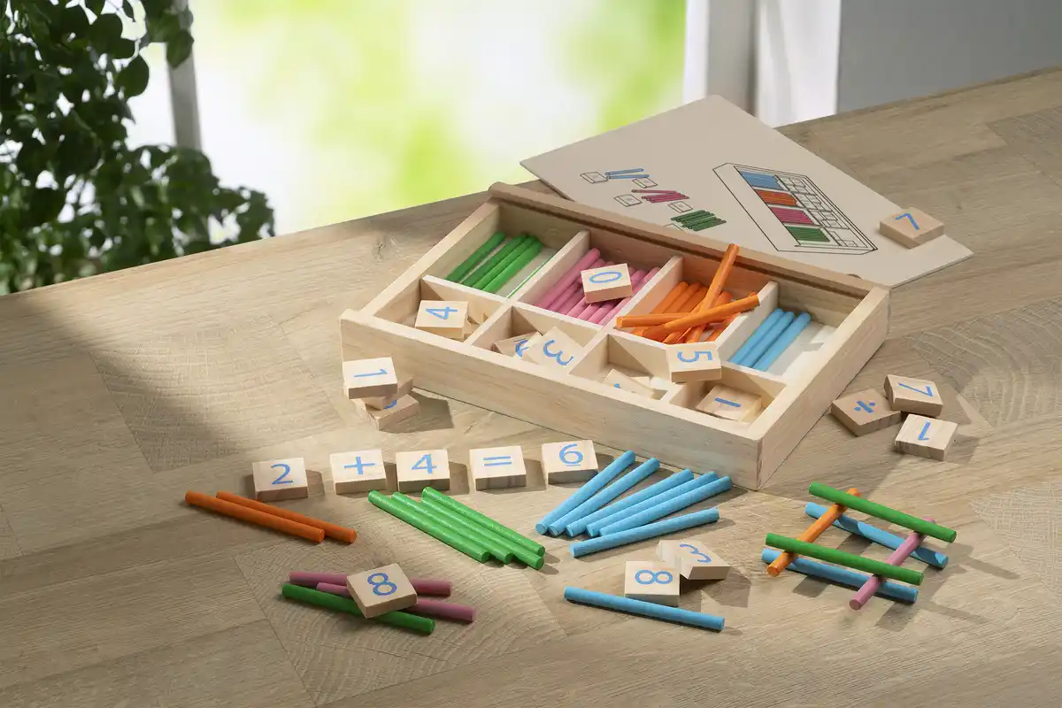 Bild 2 von IDEENWELT Montessori Rechenstäbe