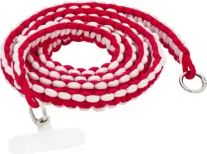 IDEENWELT Handykette mit Pad rot-rosa