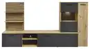 Bild 1 von Anbauwand Heathrow 4-teilig 250x135 cm Artisan Eiche Dekor/Anthrazit