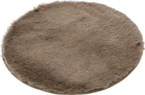 IDEENWELT Deko-Fellkissen taupe