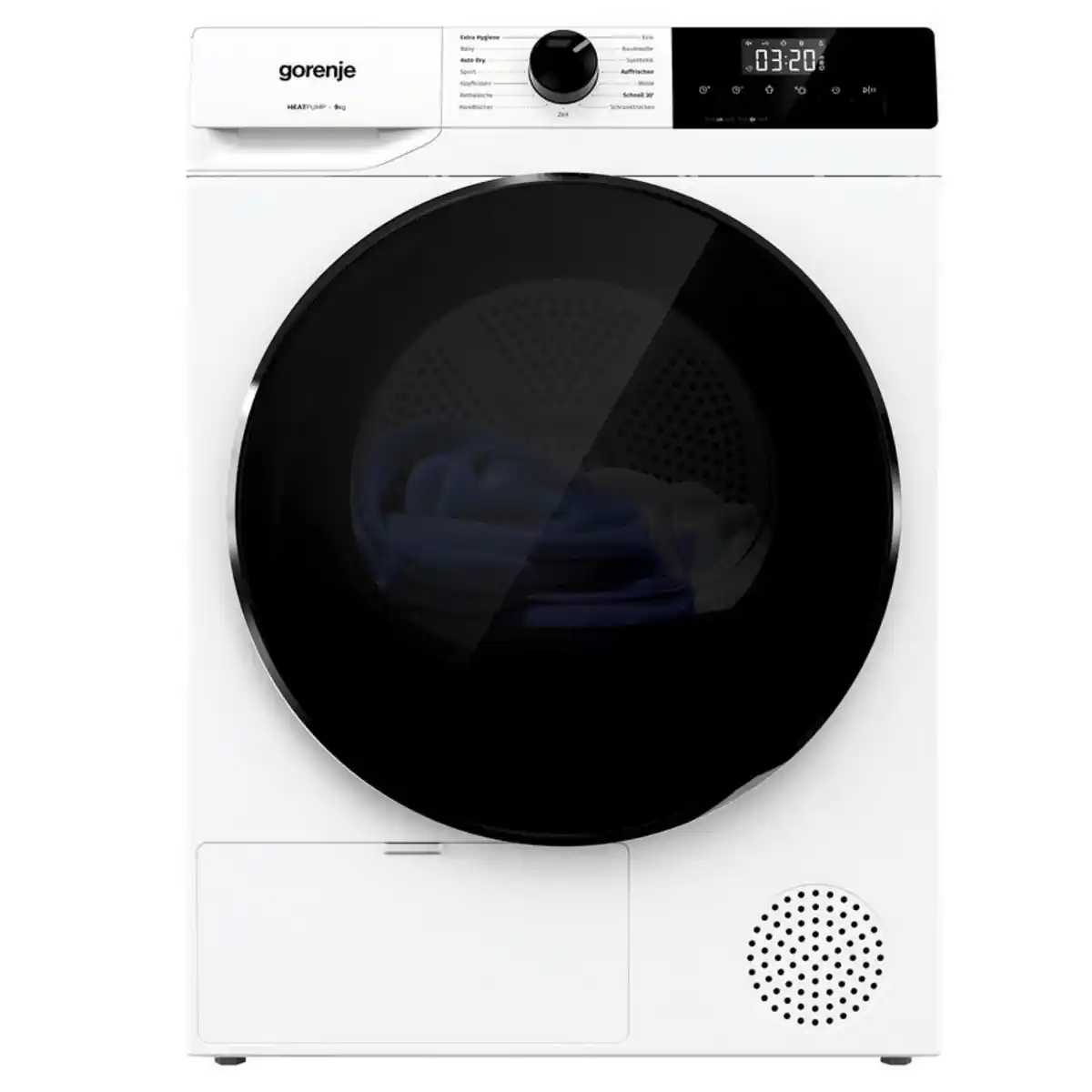 Bild 1 von Trockner DHNA92/DE 9 kg Kunststoff/Metall 84,5 x 59,5 x 64 cm Weiß/Schwarz